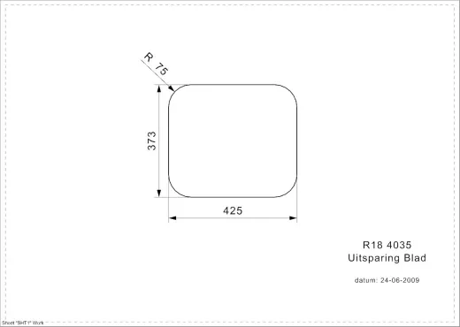REGINOX Kchensple R18 4035 (R) OSK Einbausple Edelstahl mit Einbaurand mit Gummistopfen und Kette