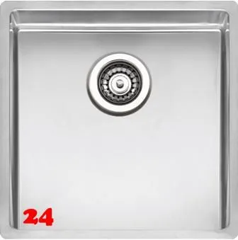 REGINOX Clean & Care New York 40x40 (L) KG-CC Einbausple Edelstahl mit Flachrand 3 in 1 ohne berlauf medizinischer Bereich