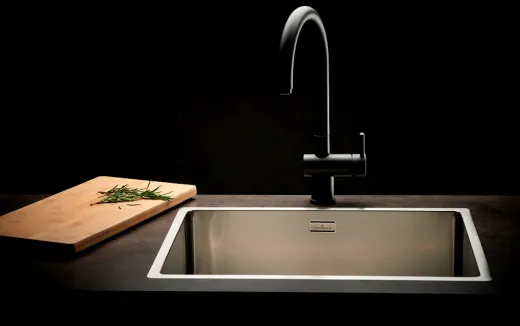 REGINOX Clean & Care New York 50x40 (L) KG-CC Einbausp�le Edelstahl mit Flachrand 3 in 1 ohne �berlauf medizinischer Bereich