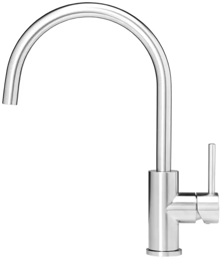 REGINOX K�chenarmatur Spring Edelstahl massiv (R31780) Einhebelmischer mit Festauslauf 360� schwenkbarer Auslauf
