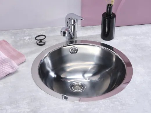 REGINOX Kchenarmatur Ela Chrom (R31599) Einhebelmischer mit Festauslauf 360 schwenkbarer Auslauf