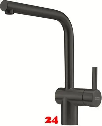 ✅ FRANKE Kchenarmatur Atlas Neo Einhebelmischer Industrial Black (PVD) mit Festauslauf 180 schwenkbar mit Laminar Perlator