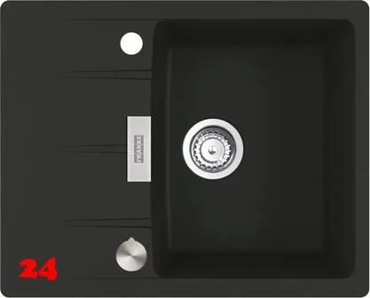 FRANKE Kchensple Centro CNG 611-62 Fragranit+ Einbausple / Granitsple mit Siebkorb als Drehknopfventil