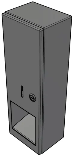 DREILICH Sirius II Schaumseifenspender 190UP-10S robuste Ausfhrung fr die Unterputzmontage mit flachem Zylinderschloss (2002140006)