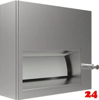 DREILICH Sirius II Papierhandtuch / Seifenspender Kombination 9120204M zur Aufputz- oder Unterputzmontage mit verdecktem Magnetschloss (2002040061)