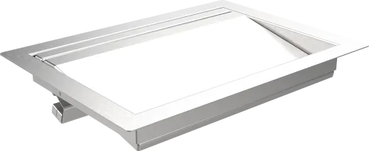 DREILICH Sirius II Abfall-Abwurfklappe 9100304 zum horizontalen Einbau in Waschtischplatten oder Arbeitsplatten (2002080082)