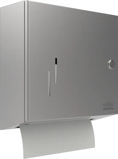 DREILICH Sirius II Papierhandtuchspender 9120101 zur verdeckten Wandmontage mit flachem Zylinderschloss (2002040001)