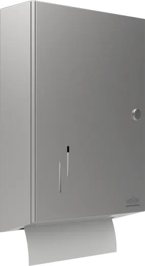 DREILICH Sirius II Papierhandtuchspender 9120102 zur verdeckten Wandmontage mit flachem Zylinderschloss (2002040002)