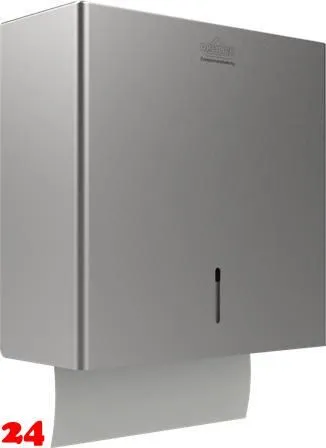 DREILICH Sirius II Papierhandtuchspender 9120107 zur verdeckten Wandmontage mit starkem Magnetschloss (2002040008)