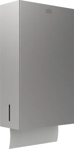 DREILICH Sirius II Papierhandtuchspender 9120120 zur verdeckten Wandmontage Front abklappbar mit flachem Zylinderschloss (2002040059)