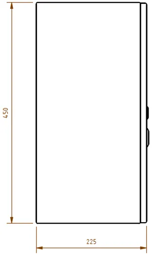 DREILICH Sirius II Papierhandtuchspender 9120400N NonTouch opto-elektronisch gesteuerte Sensorik mit Netzanschluss fr die Aufputz Wandmontage (2002040037)