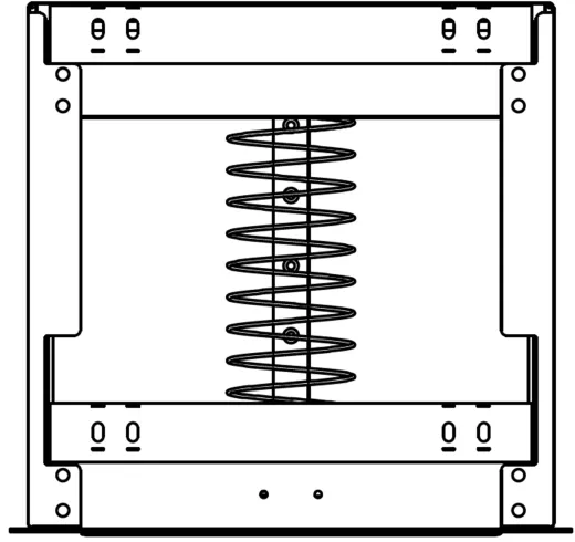 DREILICH Sirius II Papierhandtuchspender 9120104BM Front plan aufliegend fr die verdeckte Untertischmontage mit verdecktem Magnetschloss (2002040016)