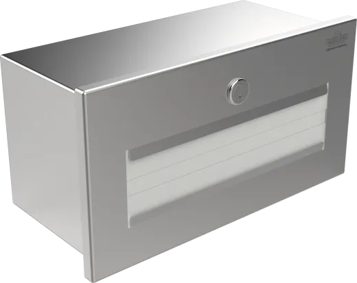 DREILICH Sirius II Papierhandtuchspender 9120106 fr die verdeckte Untertischmontage mit Zylinderschloss (2002040017)
