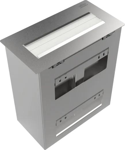 DREILICH Sirius II Papierhandtuchspender 9120504M zum horizontalen Einbau in Waschtisch- oder Arbeitsplatten mit Magnetschloss (2002040047)