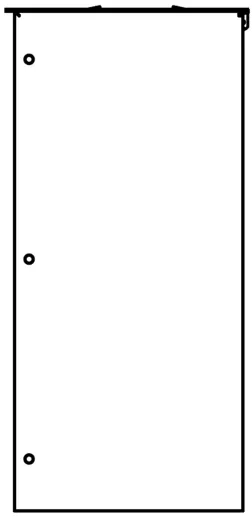 DREILICH Sirius II Papierhandtuchspender 9120504M zum horizontalen Einbau in Waschtisch- oder Arbeitsplatten mit Magnetschloss (2002040047)