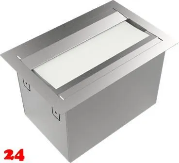 DREILICH Sirius II Papierhandtuchspender 9120505 zum horizontalen Einbau in Waschtisch- oder Arbeitsplatten (2002040082)