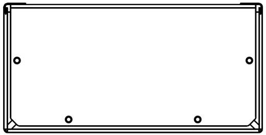 DREILICH Sirius II Abfallbehlter 9100SA1 zur Wandmontage offene Bauform ohne Deckel Fassungsvermgen ca. 8 Liter (2002080002)