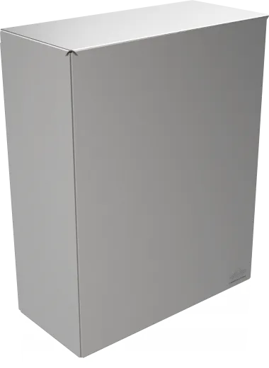 DREILICH Sirius II Abfallbehlter 9100SA2D zur Wandmontage offene Bauform mit Deckel Fassungsvermgen ca. 27 Liter (2002080005)