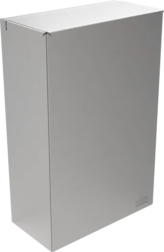 DREILICH Sirius II Abfallbehlter 9100101D zur verdeckten Wandmontage offene Bauform mit Deckel Fassungsvermgen ca. 16 Liter (2002080011)