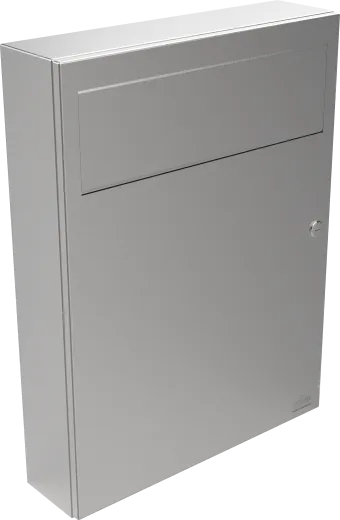 DREILICH Sirius II Abfallbehlter 9100114 zur Aufputz- oder Unterputzmontage mit Schwingklappe Fassungsvermgen ca. 16,5 Liter (2002080008)