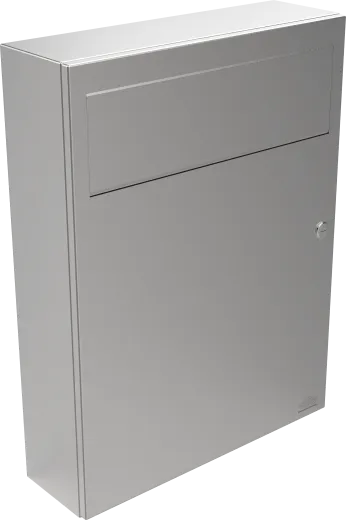 DREILICH Sirius II Abfallbehlter 9100115 zur Aufputz- oder Unterputzmontage mit Schwingklappe Fassungsvermgen ca. 19,5 Liter (2002080009)