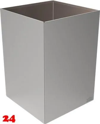 DREILICH Sirius II Abfallbehlter 9100SA89 zur freien Aufstellung ohne Deckel Fassungsvermgen ca. 45 Liter (2002080012)