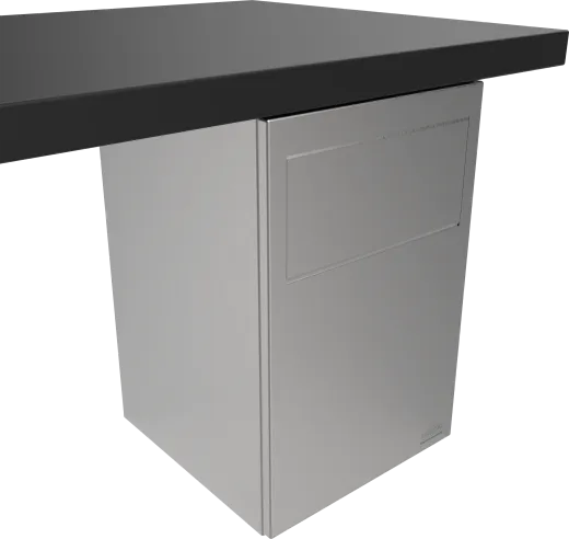 DREILICH Sirius II Abfallbehlter 9100105M zur Untertischmontage mit Magnetschloss Fassungsvermgen ca. 16 Liter (2002080075)