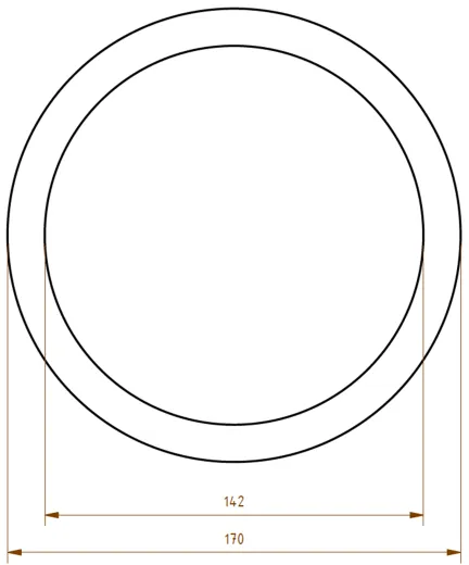 DREILICH Sirius II Papierabwurfhlse 9100301P poliert zum Einbau in Waschtischplatten oder Schrzen (2002080032)