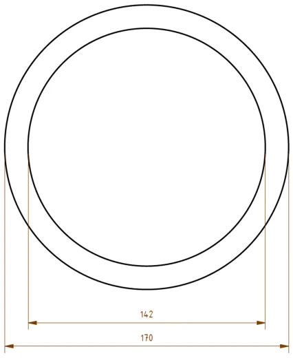 DREILICH Sirius II Papierabwurfhlse 9100301PK poliert zum Einbau in Waschtischplatten oder Schrzen (2002080080)