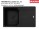 FRANKE Kchensple Urban UBG 611-78 Fragranit+ Einbausple / Granitsple Black Matt - Black Collection