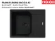 FRANKE Kchensple Urban UBG 611-62 Fragranit+ Einbausple / Granitsple Black Matt - Black Collection