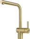 FRANKE Kchenarmatur Atlas Neo Einhebelmischer Champagne Gold (PVD) mit Festauslauf 180 schwenkbar mit Laminar Perlator