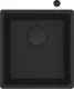 FRANKE Kchensple Maris MRG 210-37 Fragranit+ Granitsple Flchenbndig Black Matt - Black Collection Siebkorb als Drehknopfventil