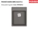 FRANKE Kchensple Maris MRG 610-37 A HLB Fragranit+ Granitsple / Einbausple mit Siebkorb als Druckknopfventil