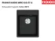 FRANKE Kchensple Maris MRG 610-37 A HLB Fragranit+ Granitsple / Einbausple mit Siebkorb als Stopfenventil