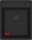 FRANKE Kchensple Maris MRG 610-37 A HLB Fragranit+ Granitsple Black Matt - Black Collection Einbausple mit Siebkorb als Drehknopfventil