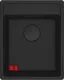 FRANKE Kchensple Maris MRG 610-37 A HLB Fragranit+ Granitsple Black Matt - Black Collection Einbausple mit Siebkorb als Stopfenventil