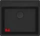 FRANKE Kchensple Maris MRG 610-52 A HLB Fragranit+ Granitsple Black Matt - Black Collection Einbausple mit Siebkorb als Stopfenventil