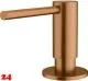 FRANKE Seifenspender Atlas Neo Copper (PVD) Splmittelspender / Dispenser mit Druckbettigung (1120717104)