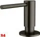 FRANKE Seifenspender Atlas Neo Anthracite (PVD) Splmittelspender / Dispenser mit Druckbettigung (1120717103)