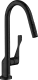 AXOR Kchenarmatur Citterio Mattschwarz Einhebelmischer 250 mit Zugauslauf als Ausziehbrause Schwenkbereich einstellbar (39835670)