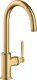 AXOR Kchenarmatur Montreux Brushed Gold Optic PVD Einhebelmischer 260 mit Festauslauf Schwenkbereich einstellbar (16580250)