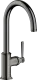 AXOR Kchenarmatur Montreux Polished Black Chrome PVD Einhebelmischer 260 mit Festauslauf Schwenkbereich einstellbar (16580330)