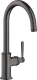 AXOR Kchenarmatur Montreux Brushed Black Chrome PVD Einhebelmischer 260 mit Festauslauf Schwenkbereich einstellbar (16580340)