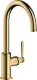 AXOR Kchenarmatur Montreux Polished Gold Optic PVD Einhebelmischer 260 mit Festauslauf Schwenkbereich einstellbar (16580990)