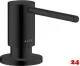 AXOR Uno Seifenspender Mattschwarz Splmittelspender / Dispenser mit Druckbettigung (42818670)