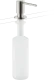 AXOR Uno Seifenspender Edelstahl Finish Splmittelspender / Dispenser mit Druckbettigung (42818800)
