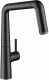 KWC Kchenarmatur Kio 10.481.002.176FL Einhebelmischer Matt Black mit Zugauslauf und Brausefunktion (125203)