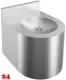KWC PROFESSIONAL Anima Wandtrinkbrunnen ANMX33L ohne berlauf fr Wandmontage geschlossene Bauform