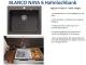 BLANCO Kchensple Naya 6 Silgranit PuraDurII Granitsple / Einbausple mit Handbettigung